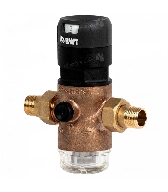 Réducteur de pression avec filtre 160 µm - Réducteur de pression d'eau BWT  D1 1