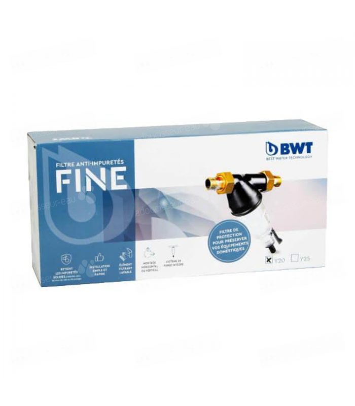Filtre à tamis nettoyable BWT Avanti WF 90µm - 1 mâle - 3,5m³/h