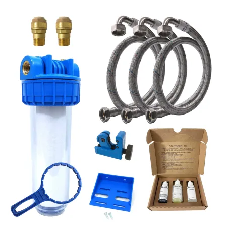 Kit Installation pour Adoucisseur d'Eau Raccord F-FC 3/4" (20/27) Cuivre et PER