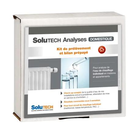 Analyse d'eau de chauffage - BWT SoluTech Analyses Domestiques