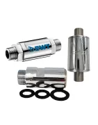 Filtre Anti-calcaire Magnétique - Diamètre 54 Mm, Longueur 255 Mm - Pour Chauffe-eau, Lave-linge, Douche - Installation Facile - 11