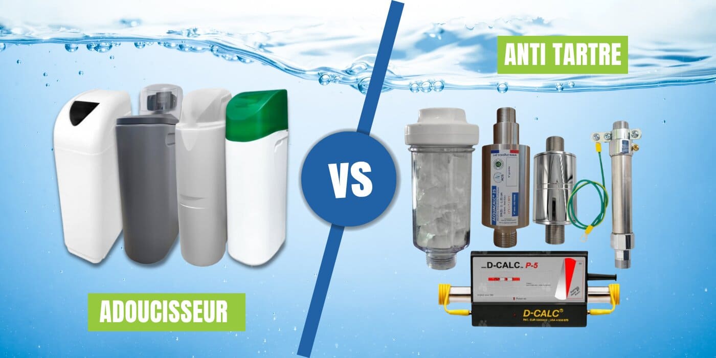 Adoucisseur d’eau ou anti tartre : quelle différence ?