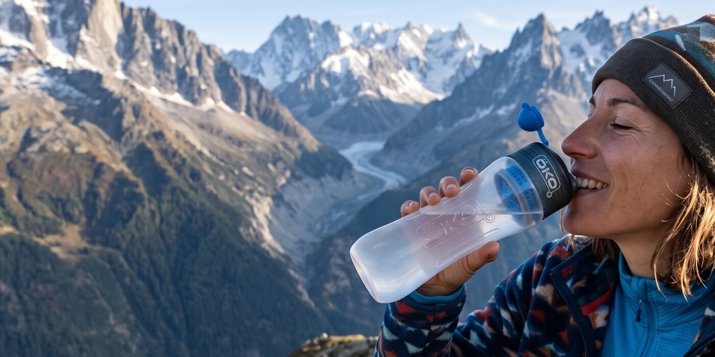 Gourde filtrante OKO : la meilleure gourde filtrante pour boire une eau pure