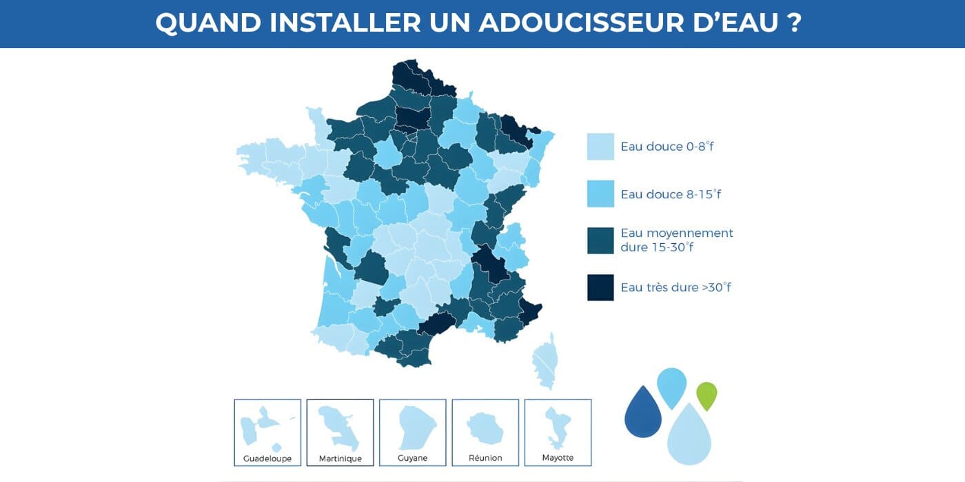 Quand installer un adoucisseur d'eau ?