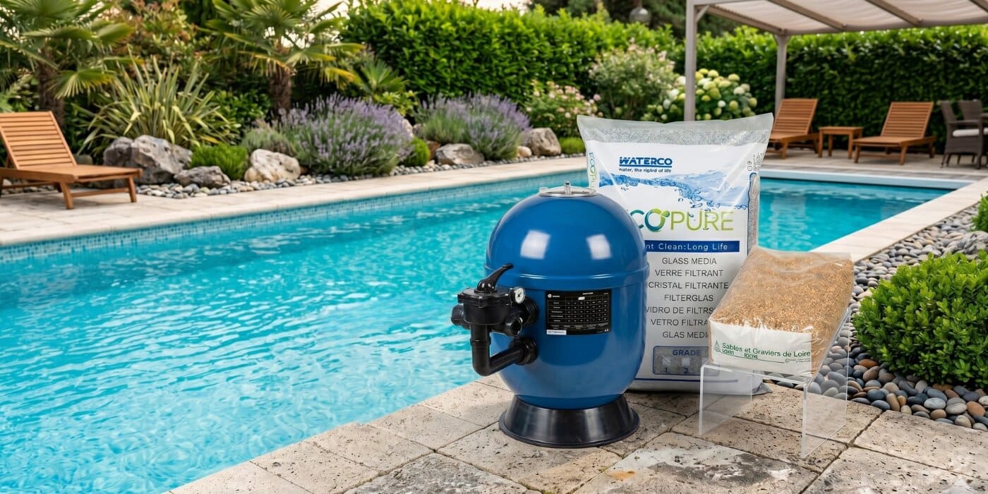 Quel type de filtre utiliser avec une pompe pour piscine ?
