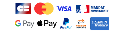 Paiements sécurisés (carte bancaire, visa, mastercard, paypal, mandat administratif)
